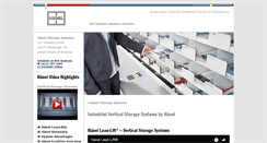 Desktop Screenshot of hanelstoragesystems.com