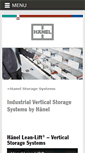 Mobile Screenshot of hanelstoragesystems.com